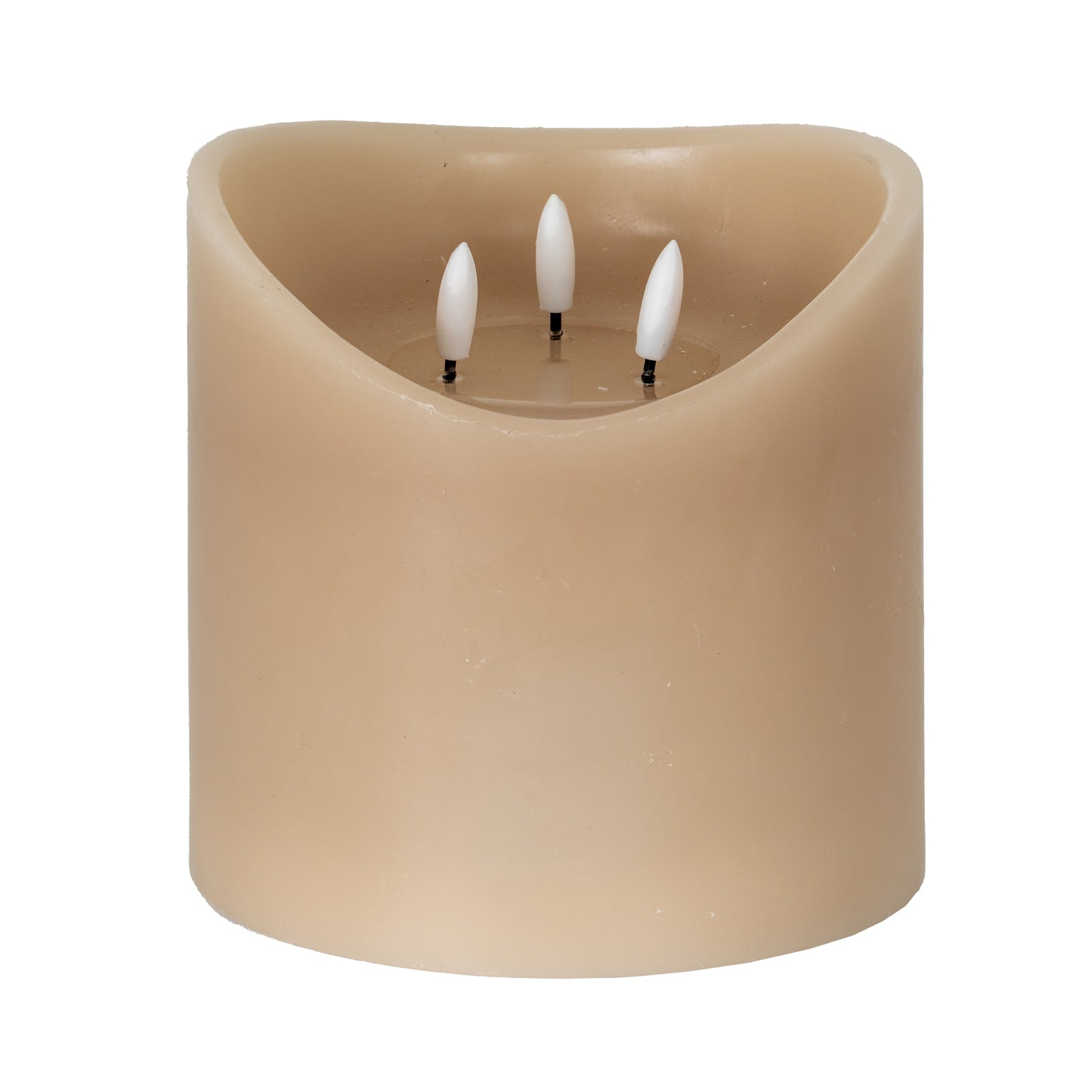 Luxe Collection Natural Glow Melted LED Candle_2304