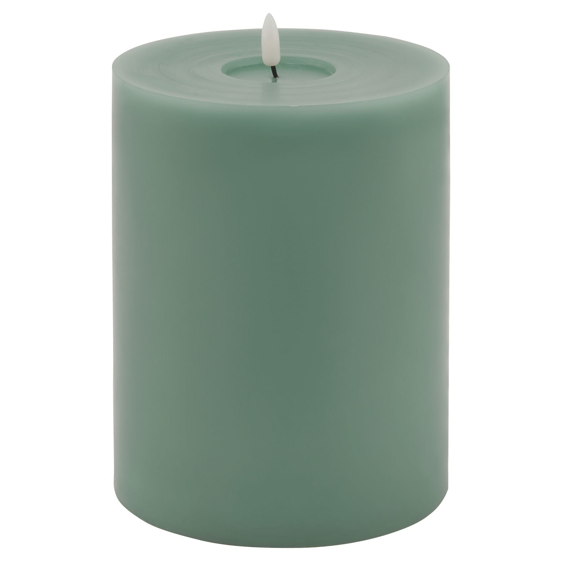 Luxe Collection Melt Effect 3x4 Grey LED Wax Candle_2168