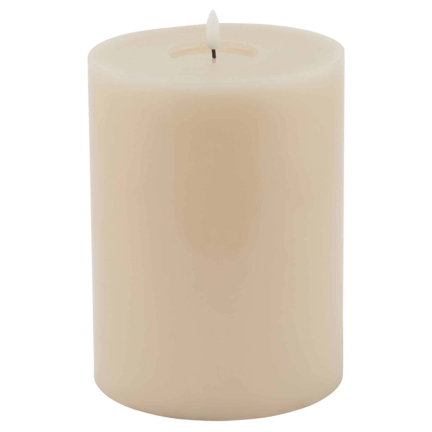 Luxe Collection Melt Effect 3x4 Grey LED Wax Candle_2171