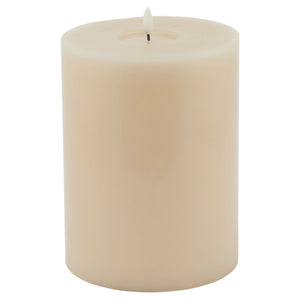 Luxe Collection Melt Effect 3x4 Grey LED Wax Candle_2171