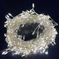 7.2m/23ft 6in Plug In LED Warm White Cluster Micro Lights_679