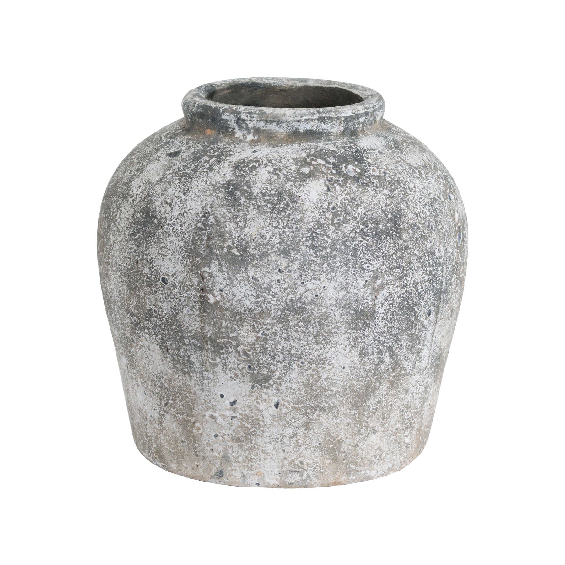 Aged Stone Ceramic Vase_1190