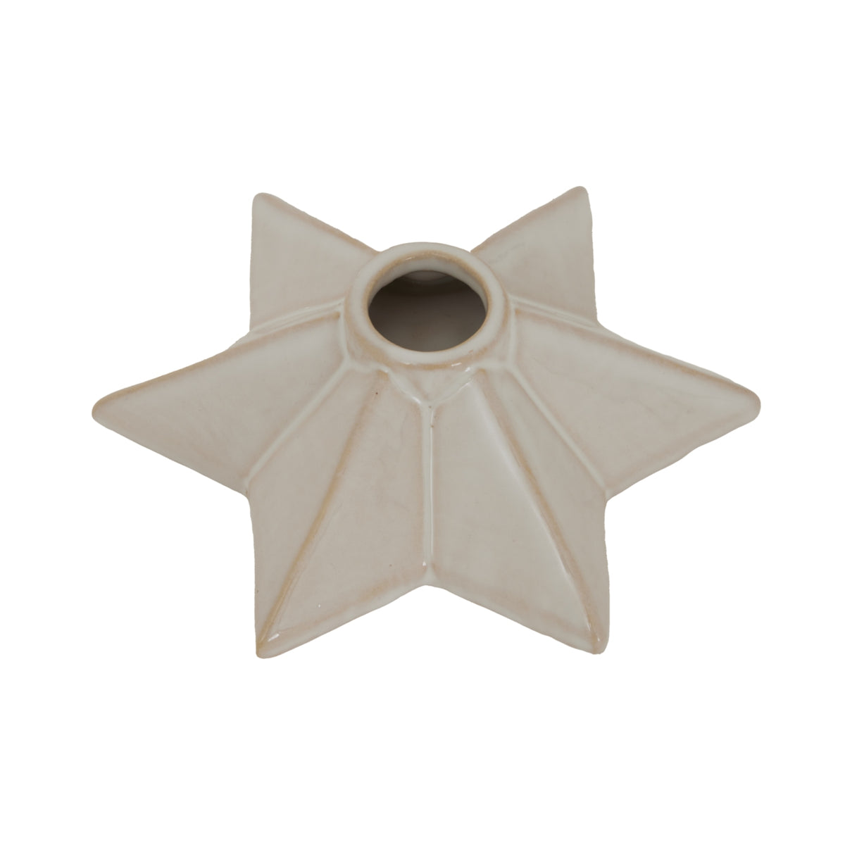 Alora Ceramic Angled Star Candle Holder_1204