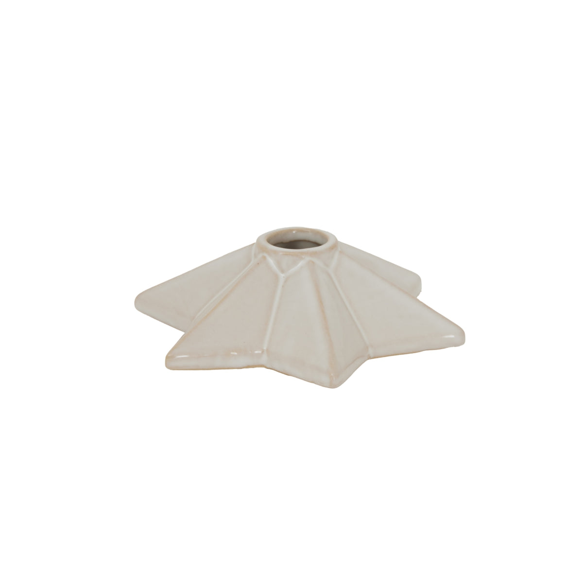 Alora Ceramic Angled Star Candle Holder_1202