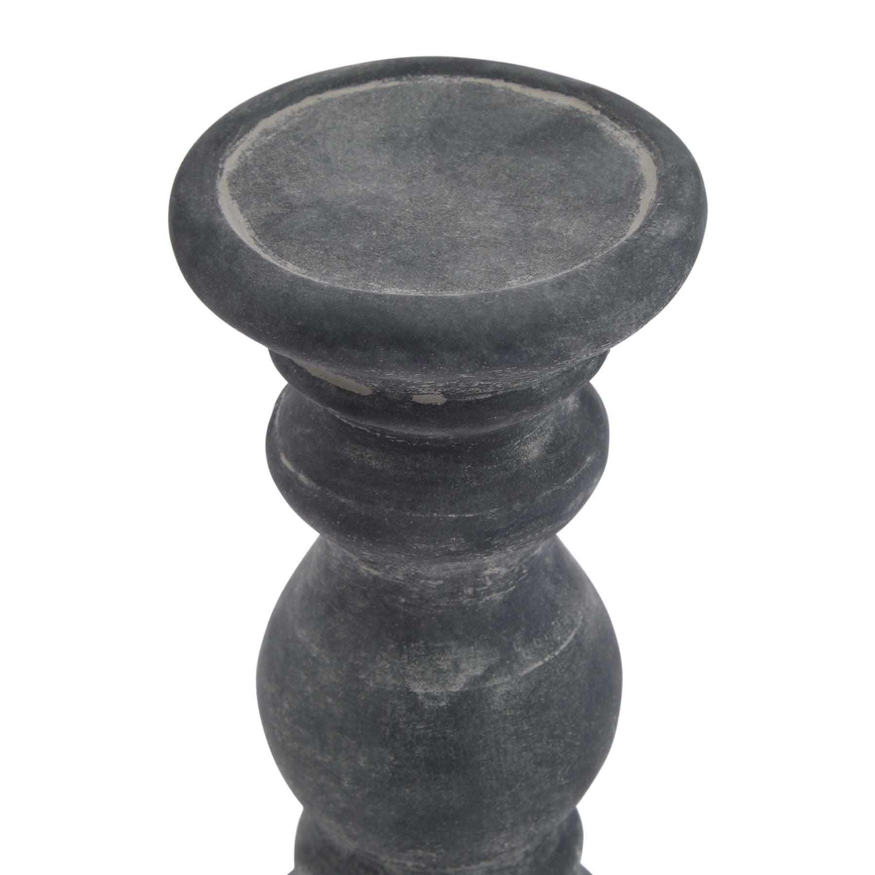Amalfi Grey Column Candle Holder_1290