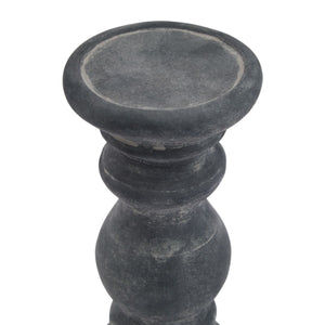 Amalfi Grey Column Candle Holder_1290