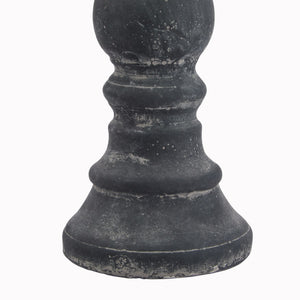 Amalfi Grey Column Candle Holder_1245