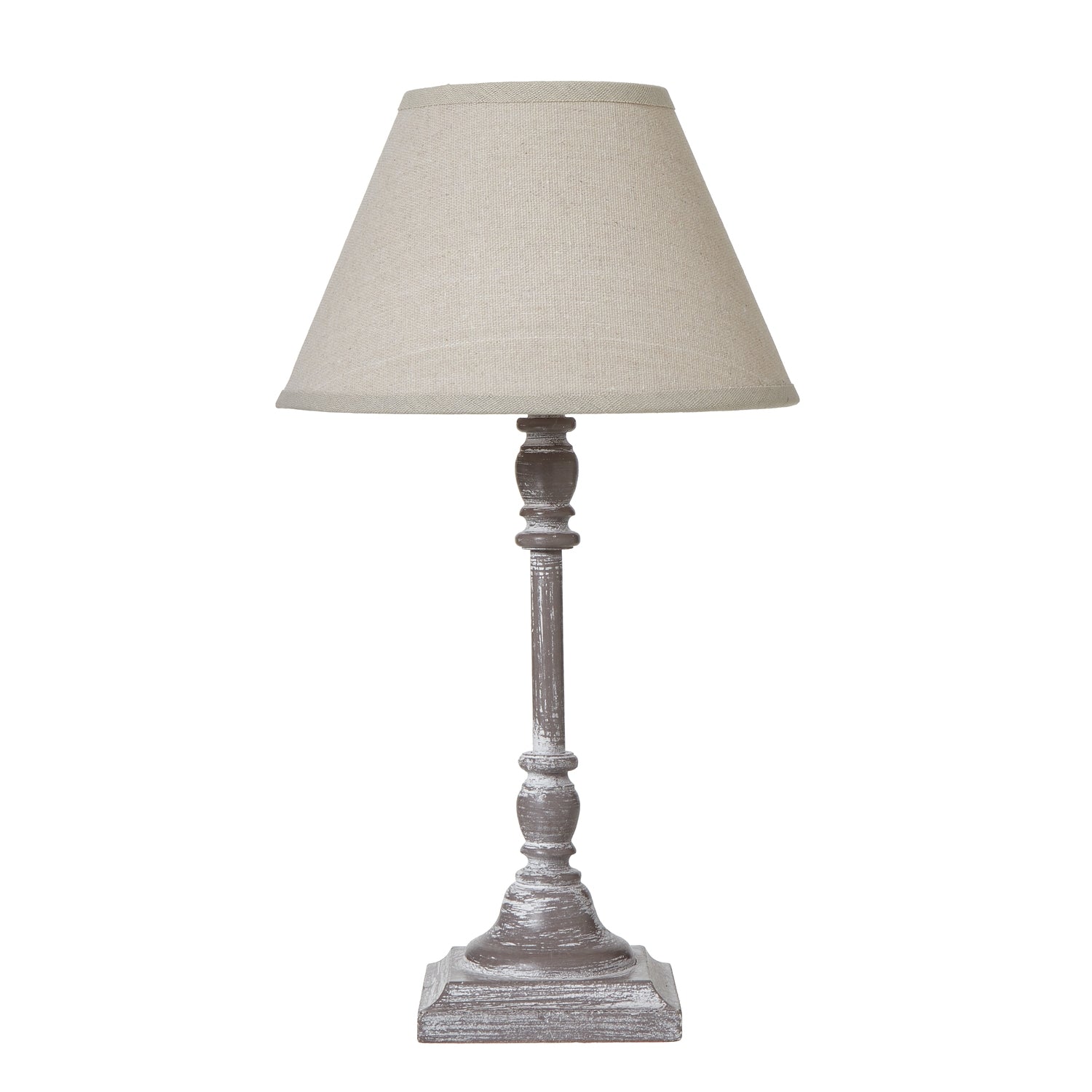 Antia Stem Table Lamp With Linen Shade [cid:23881]