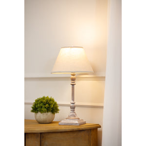 Antia Stem Table Lamp With Linen Shade [cid:23881-d]