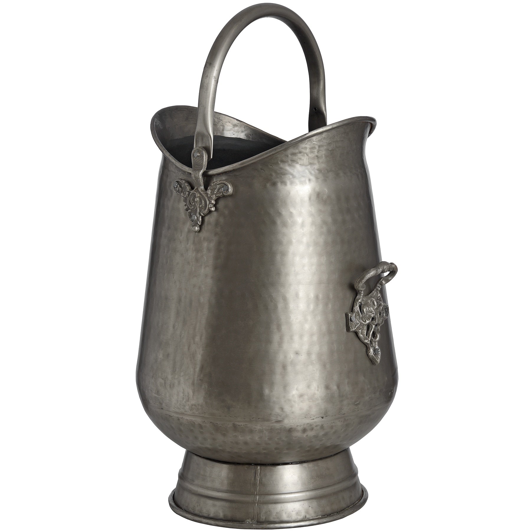 Antique Pewter Coal Bucket_4248