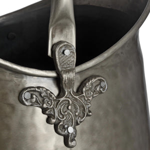 Antique Pewter Coal Bucket_4251