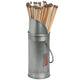 Antique Pewter Match Holder With 60 Matches [cid:14498]