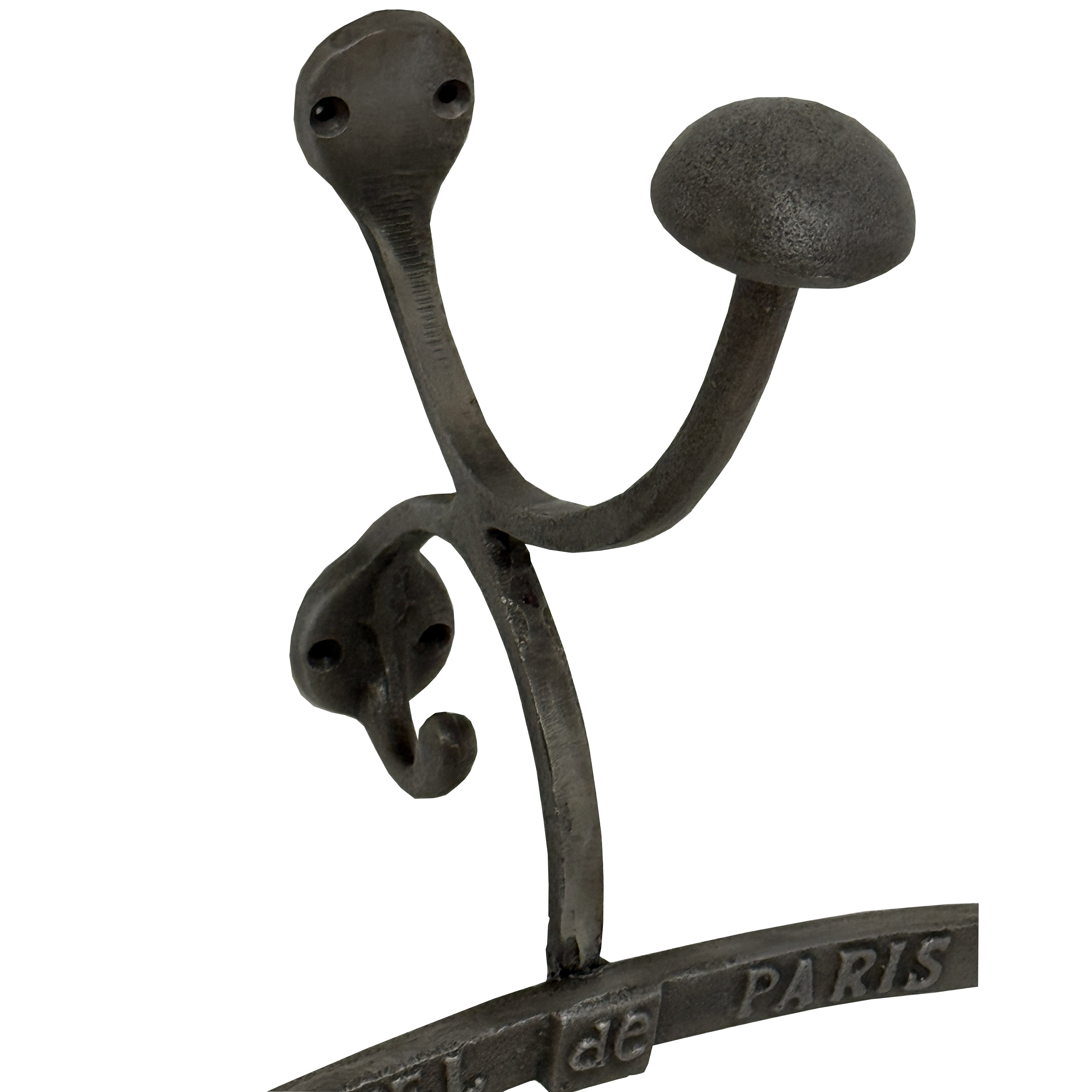 Antiqued Silver Coat Hanger With Hook_1329