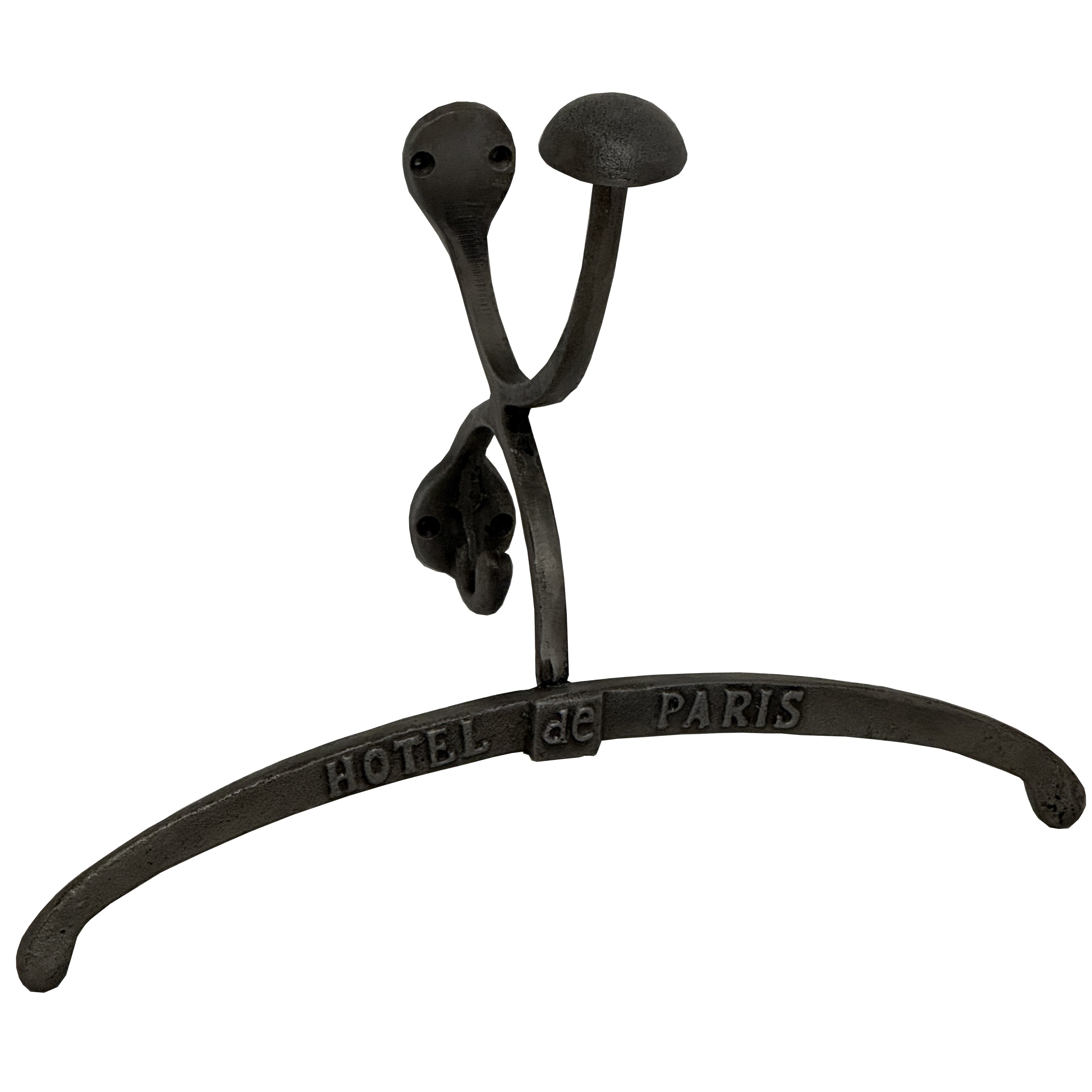 Antiqued Silver Coat Hanger With Hook_1328