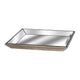 Astor Distressed Mirrored Square Tray W/Wooden Detailing Lge_1344