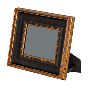 Black  Antique Gold Beaded 4X6 Photo Frame_1404
