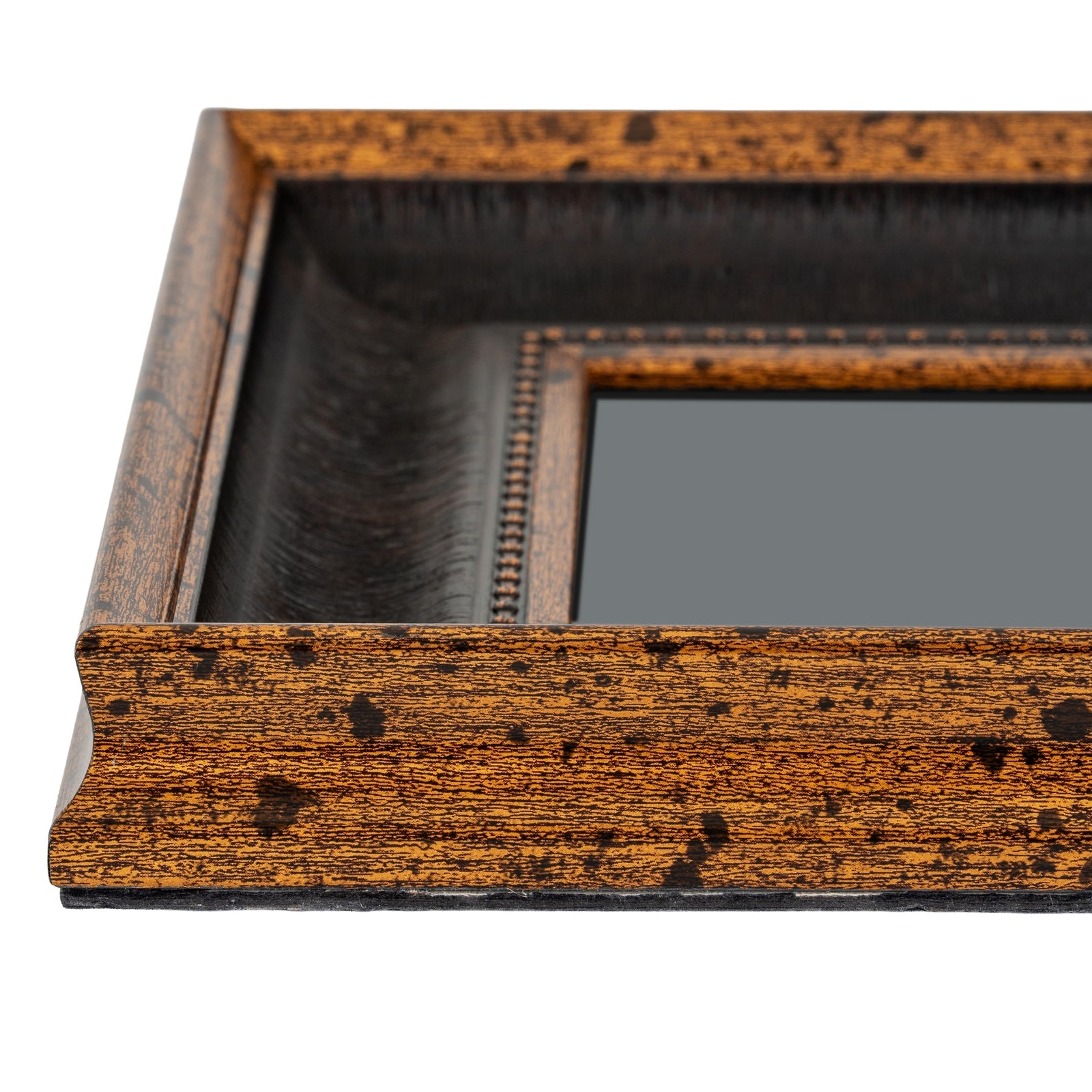 Black And Antique Gold Beaded Photo Frame_1410