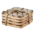 Set Of 4 Wood Effect Geometric Coasters_2973