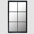 Black Wood Large Window Mirror_4114