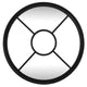 Black Wood Round Window Mirror_4119