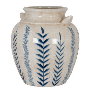 Blue Flora Amphora Vase [cid:24727]