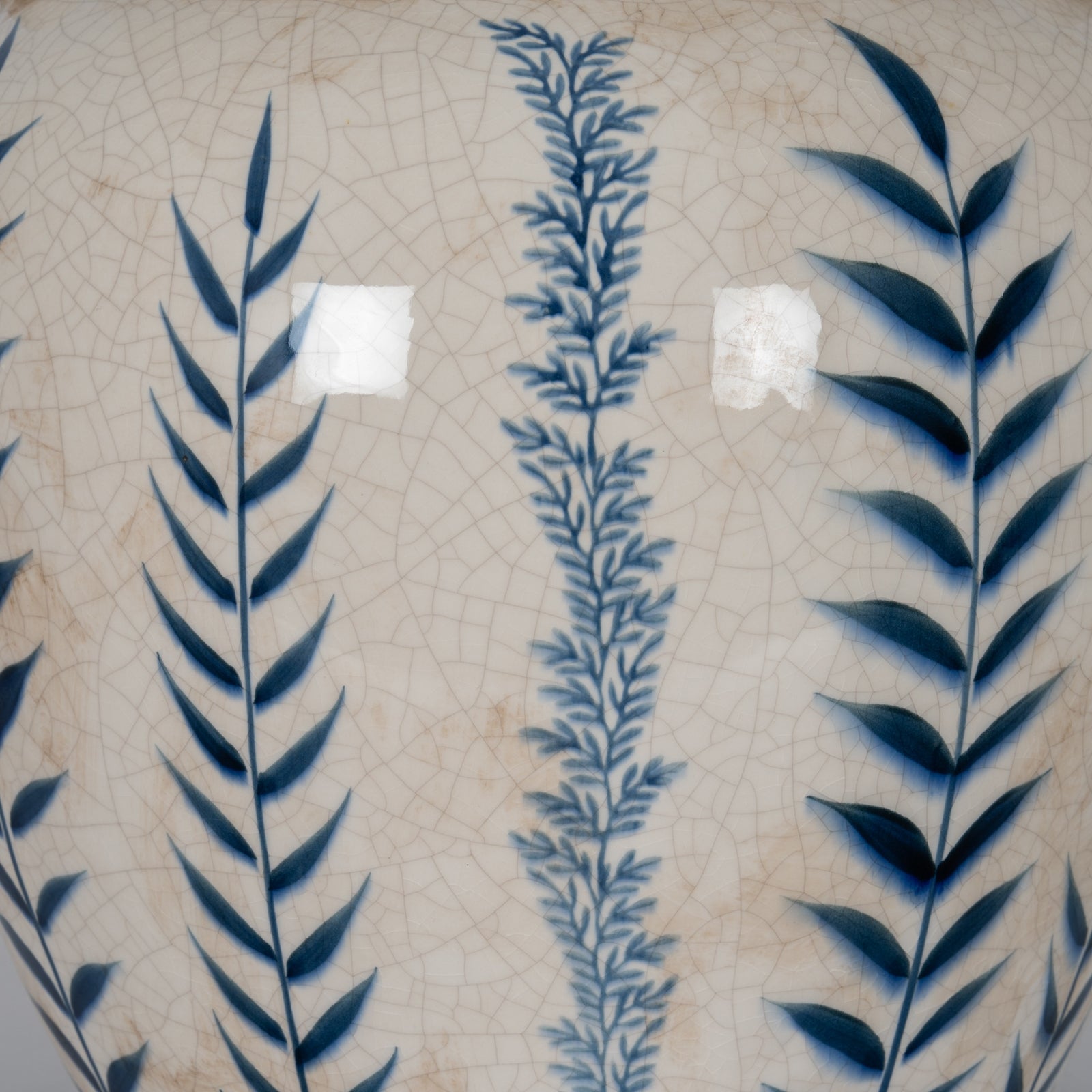 Blue Flora Amphora Vase [cid:24727-d]