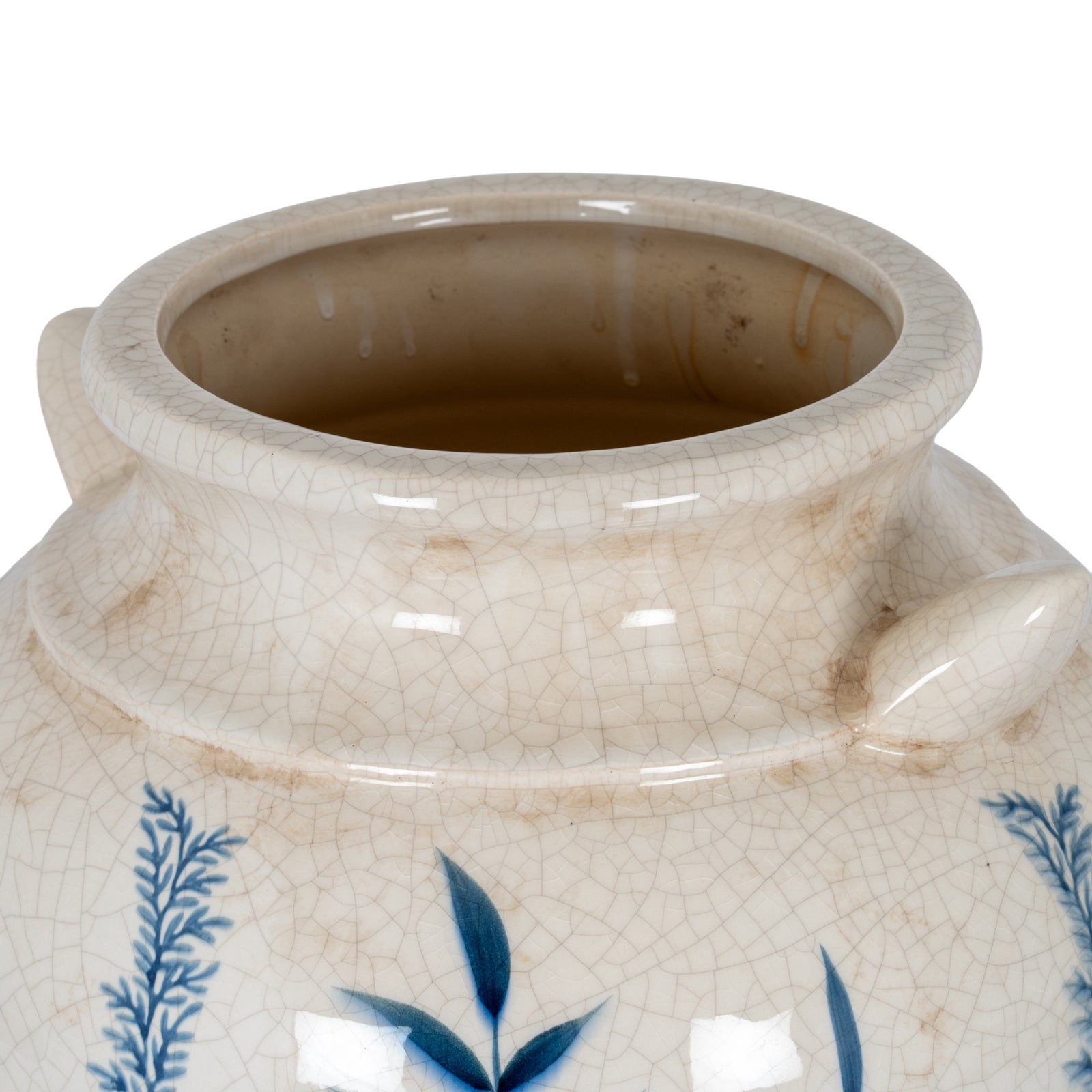 Blue Flora Amphora Vase [cid:24727-b]