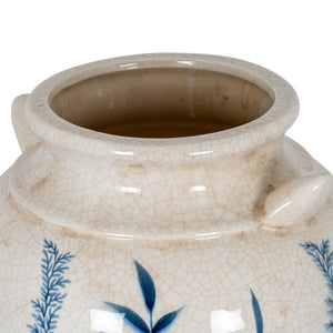 Blue Flora Amphora Vase [cid:24727-b]