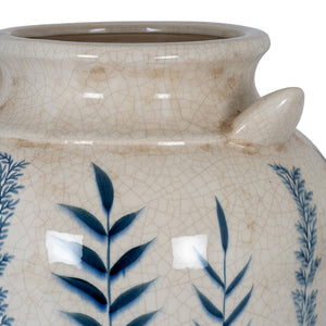 Blue Flora Amphora Vase [cid:24727-c]