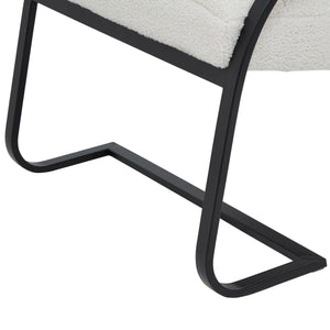 Boucle Ribbed Ark Chair_160
