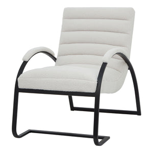 Boucle Ribbed Ark Chair_156
