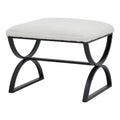 Boucle Ribbed Foot Stool_161