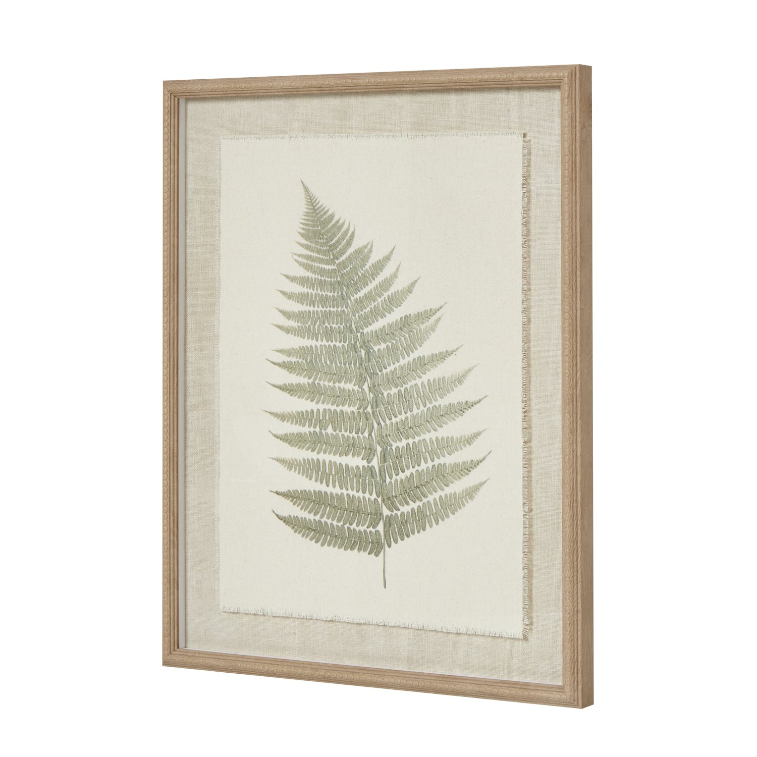 Bracken Art On Texture-Torn Paper With Beaded Frame [cid:23799-a]