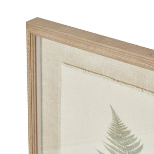 Bracken Art On Texture-Torn Paper With Beaded Frame [cid:23799-c]