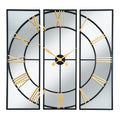 Brooklyn Black And Gold Wall Clock_3979