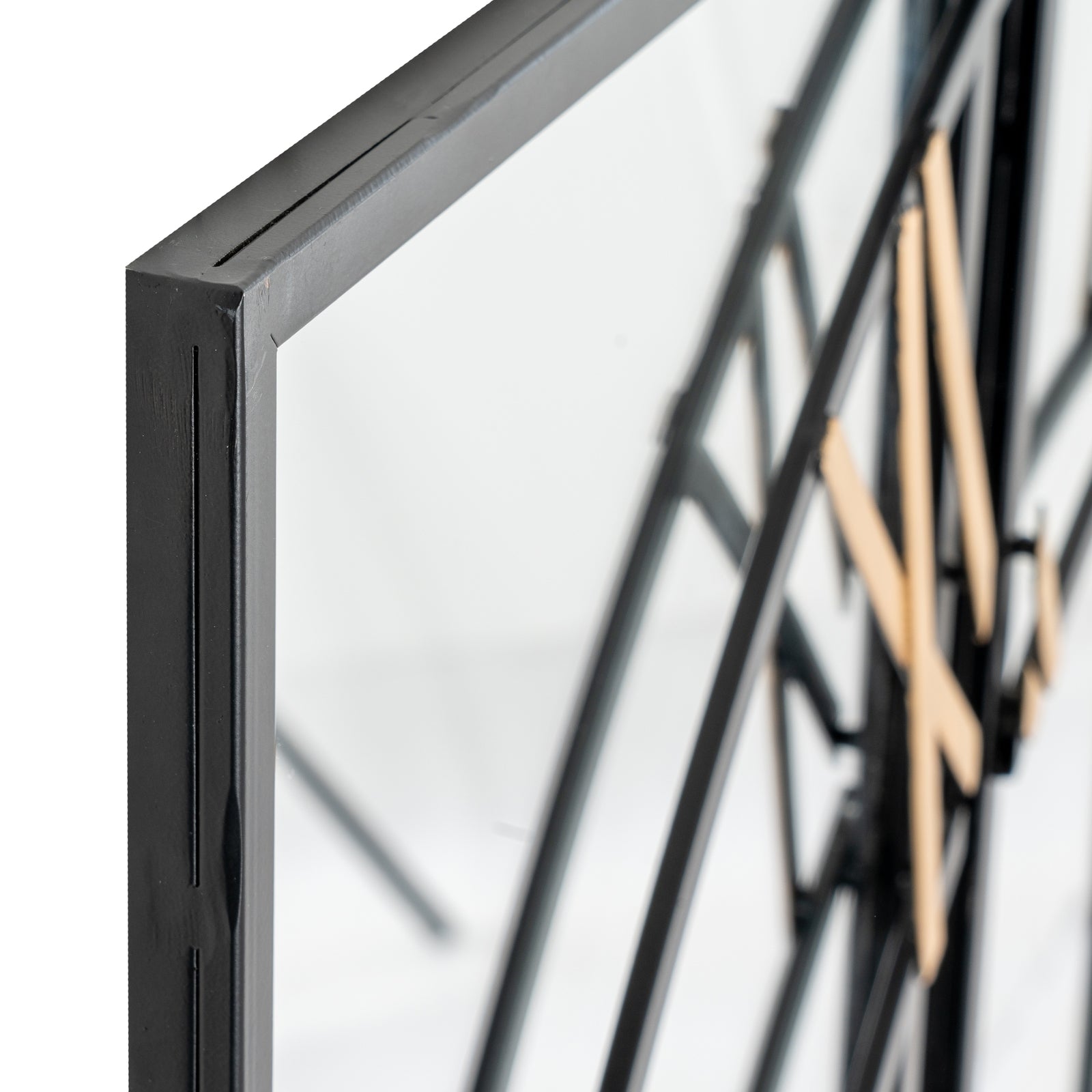 Brooklyn Black And Gold Wall Clock_3983