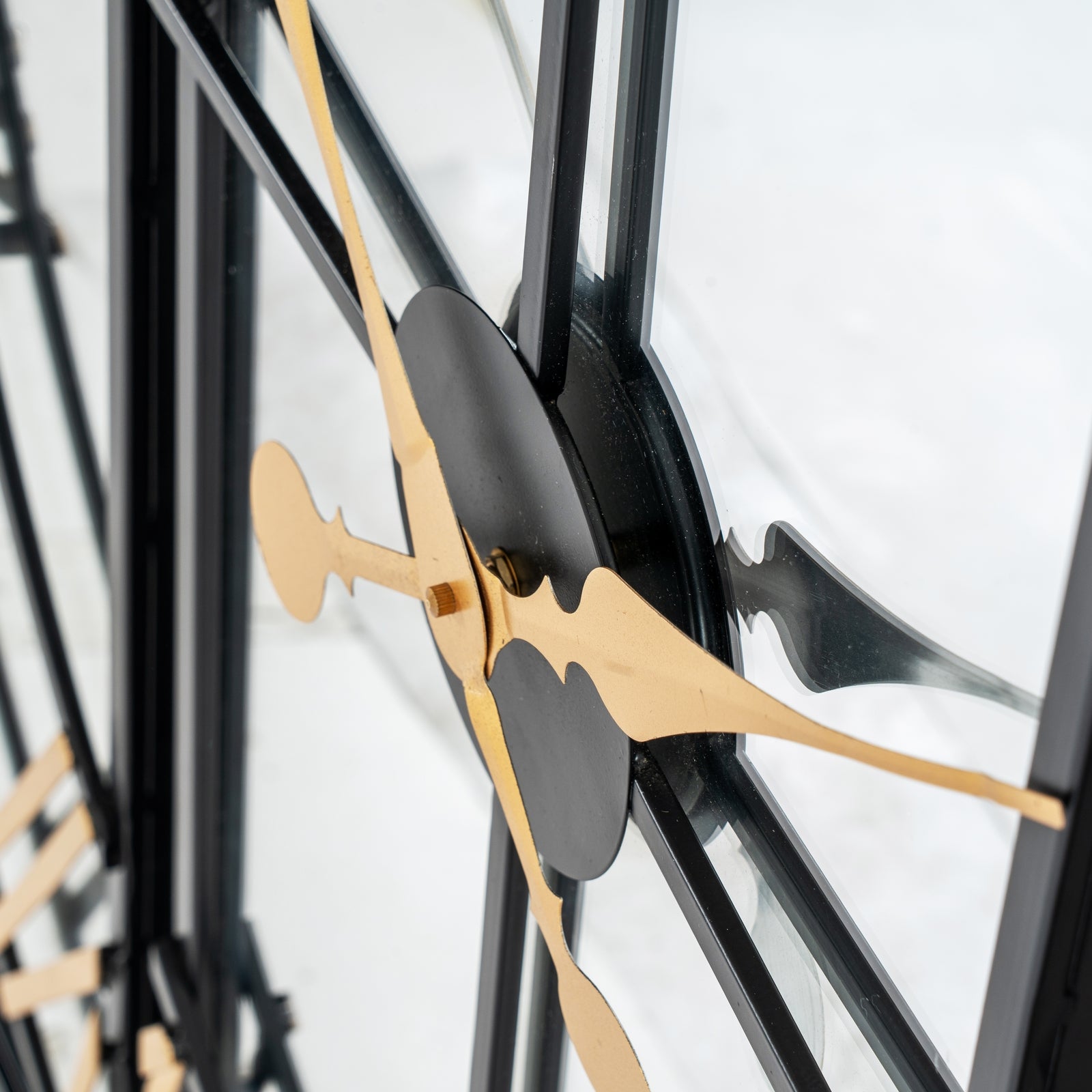 Brooklyn Black And Gold Wall Clock_3982