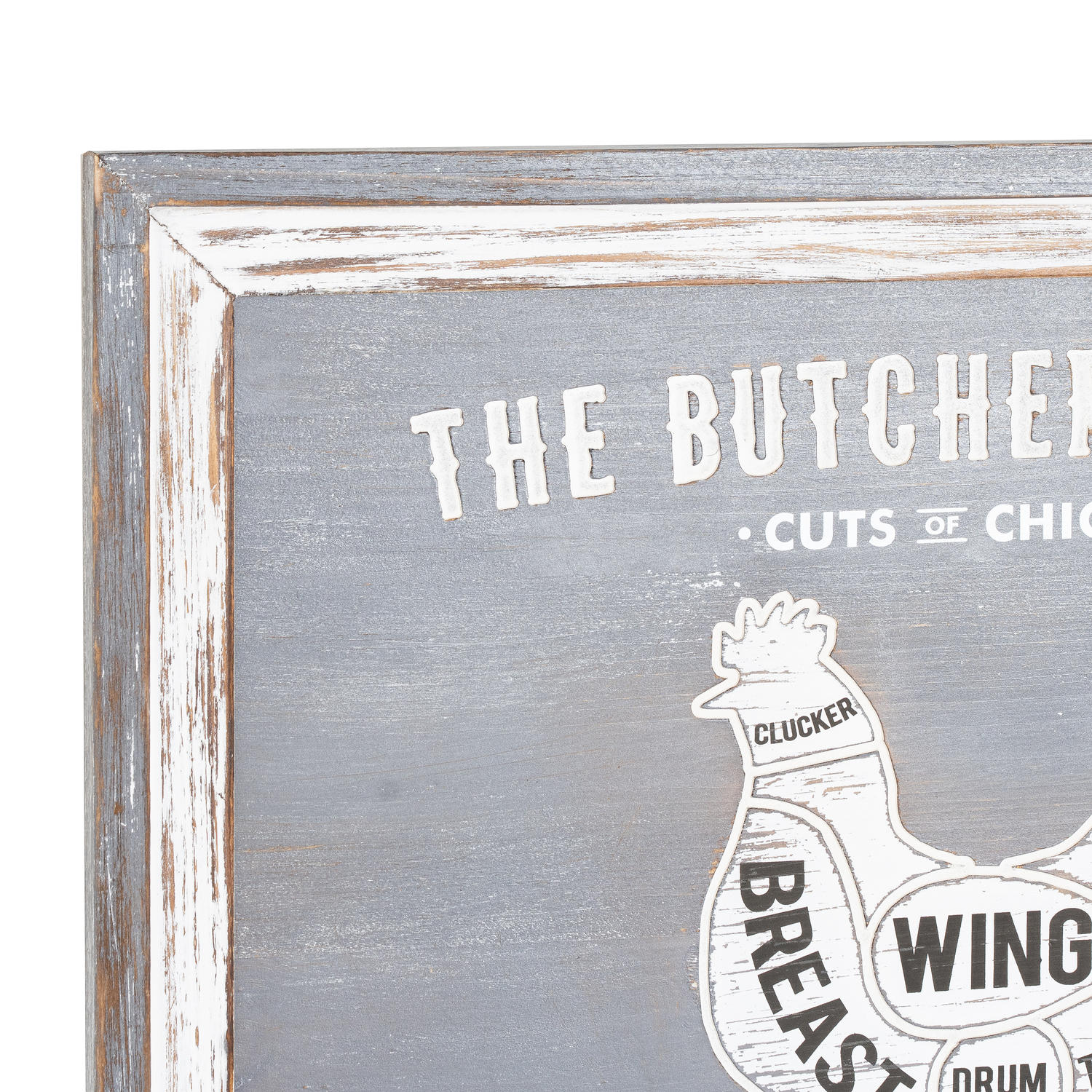 Butchers Cuts Chicken Wall Plaque_1471