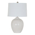 Chevronne Ceramic Table Lamp With Linen Shade_747