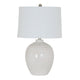 Chevronne Ceramic Table Lamp With Linen Shade_747