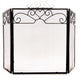 Chrome Topped Three Fold Fire Screen_4304