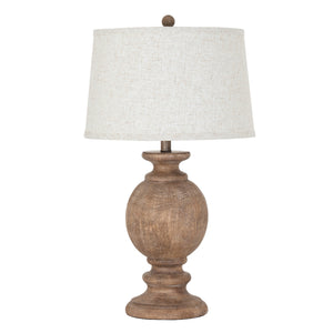 Clarion Table Lamp With Edged Linen Shade_756