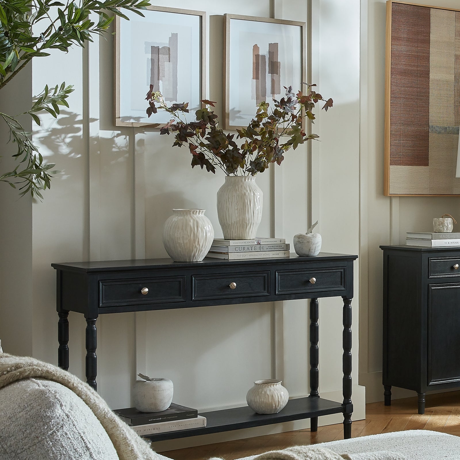Contour Collection 3 Drawer Console_239