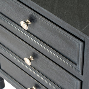 Contour Collection 3 Drawer Side Table_245