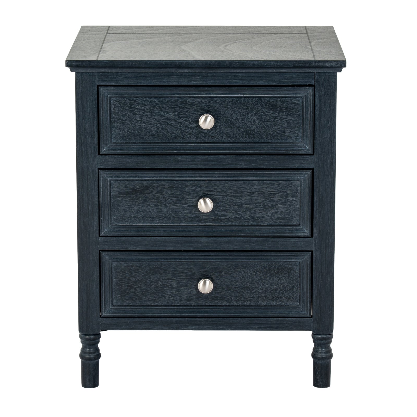Contour Collection 3 Drawer Side Table_244