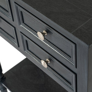 Contour Collection 4 Drawer Side Table_249