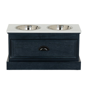 Contour Collection Pet Feeder Table_257