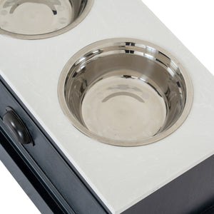Contour Collection Pet Feeder Table_258