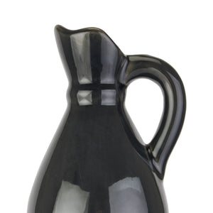 Decorative Tall Navy Stoneware Jug_1654