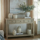 Delphine Collection 3 Drawer Console With Shelf [cid:24664]
